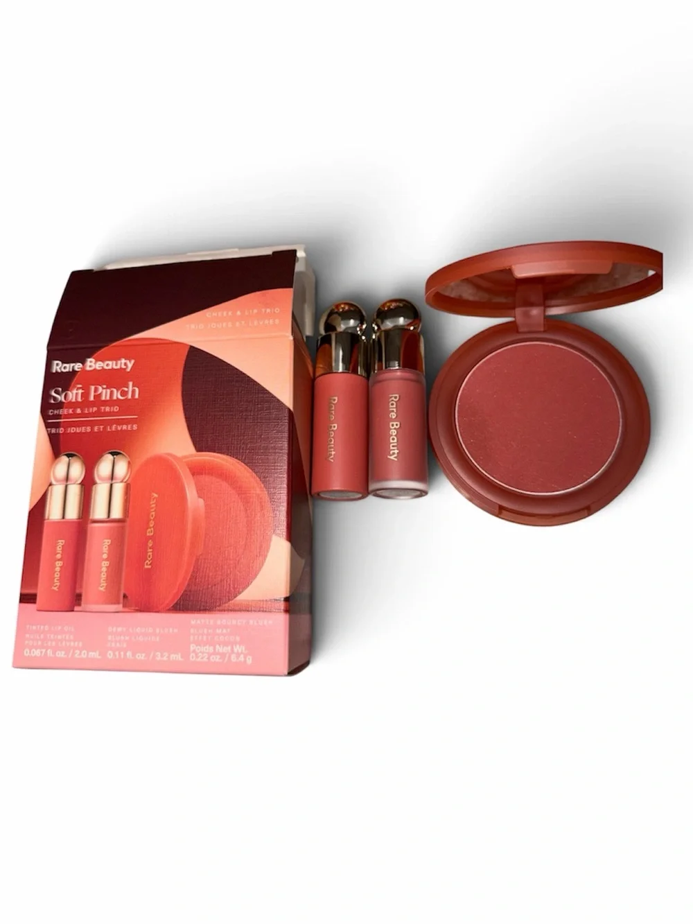 Rare Beauty Soft Pinch Cheek & Lip Trio - Shade Worth